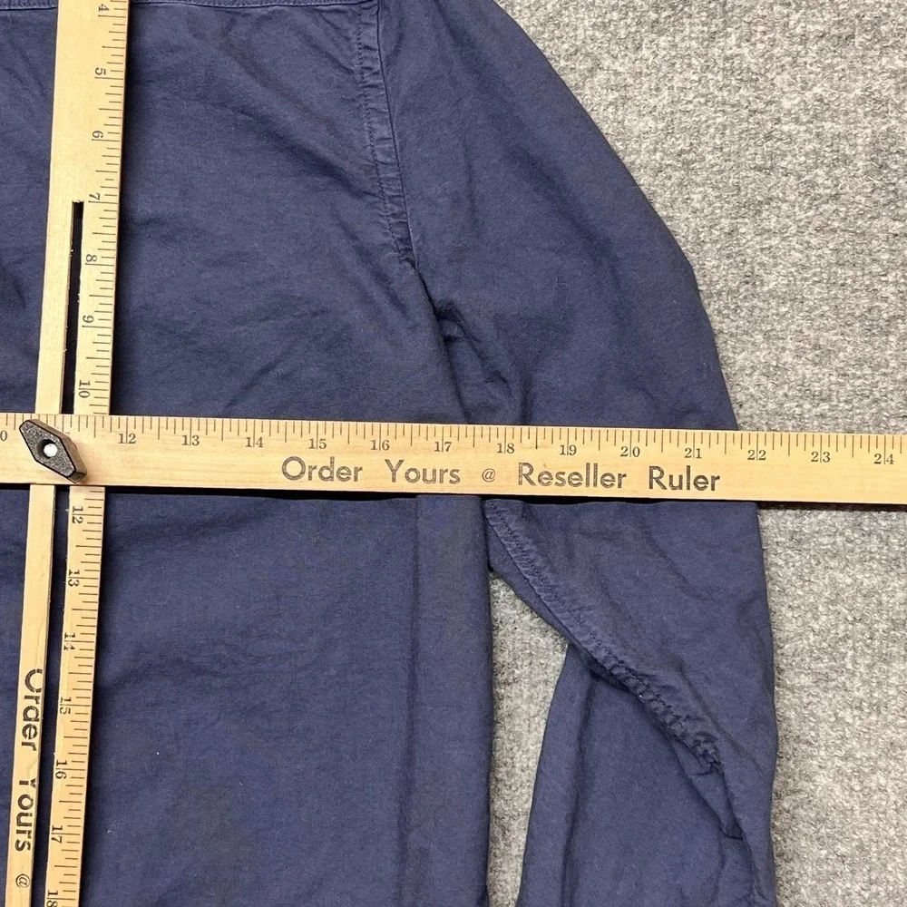 Ralph Lauren Shirt Boys Large 14-16 Blue Button Down Long Sleeve Cotton Casual